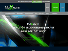 Tablet Screenshot of maxearn.de